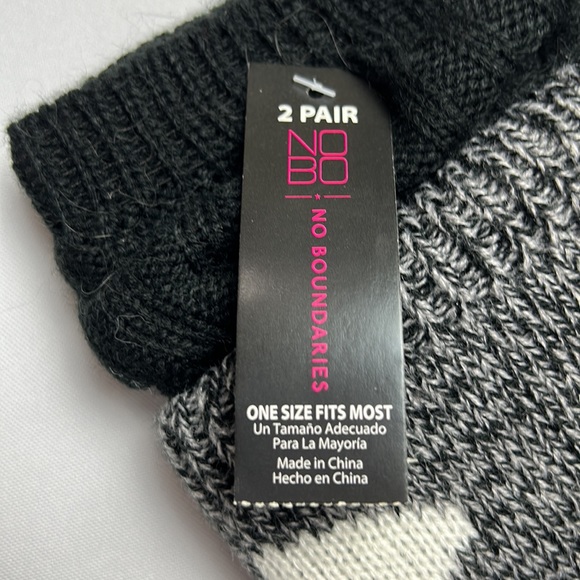 NWT Cat themed boot toppers. Black and gray - Picture 3 of 5